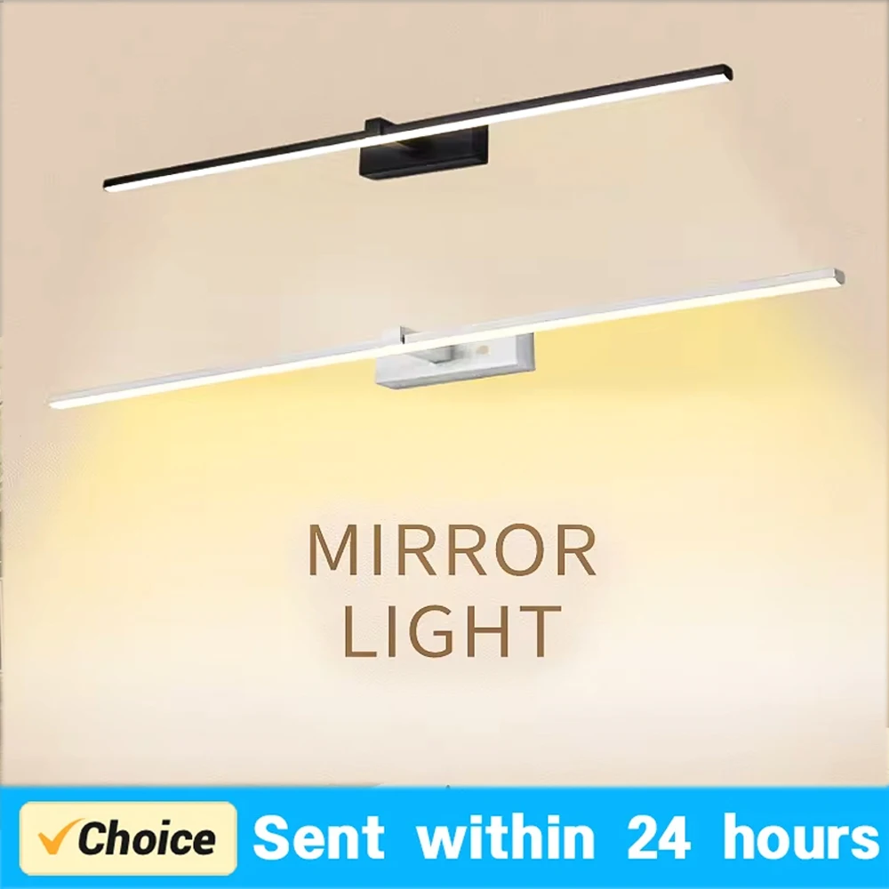 Modern Wall Light LED Hardwares Wall Lamp Three Colors Light Aluminum Led Indoor Bathroom Wall Sconces Fixture Make Up Light