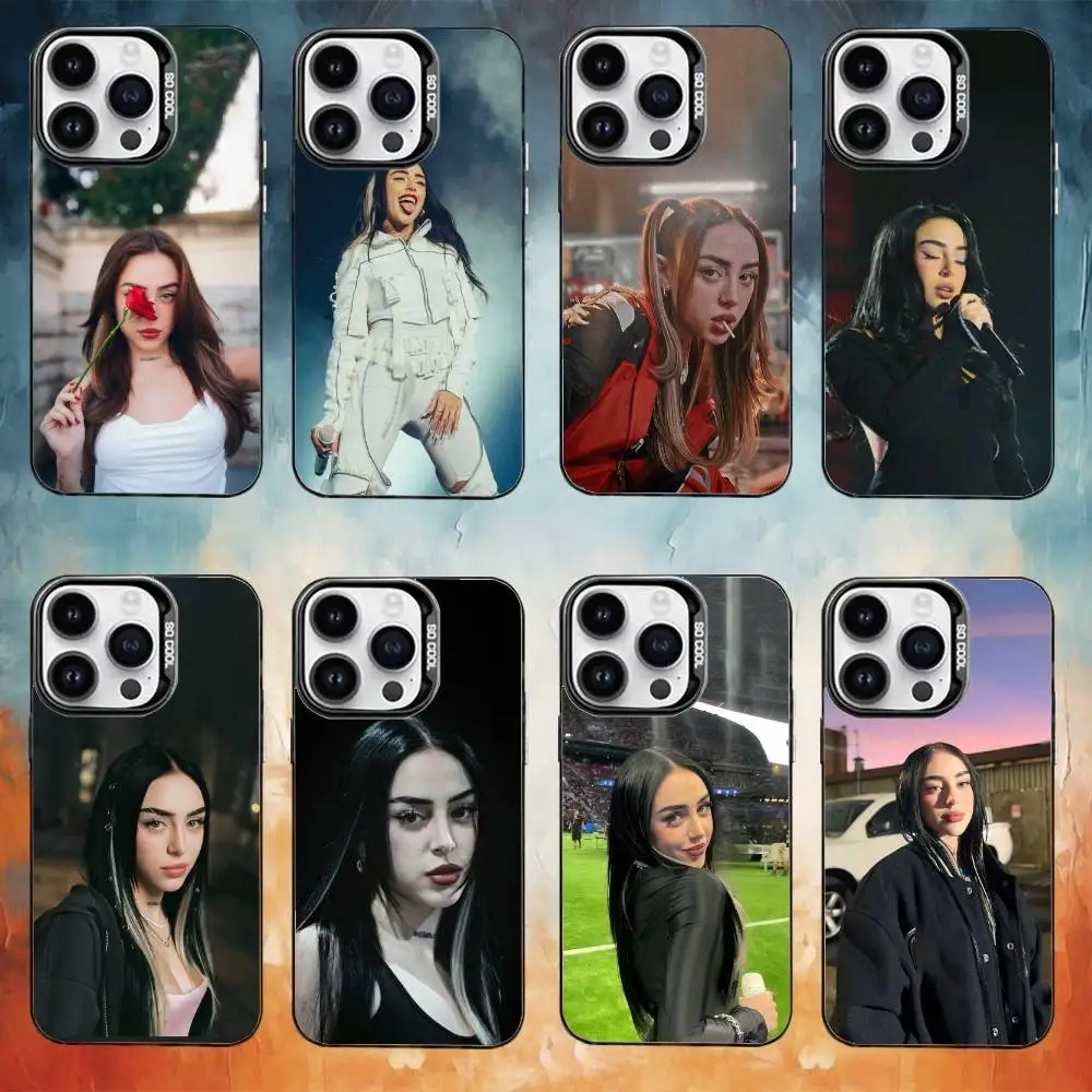 

Singer N-Nicki Nicole Phone Case For iPhone17,16,15,14,13,12,11 Plus,Pro Max Black Candy Matte Shockproof Cover