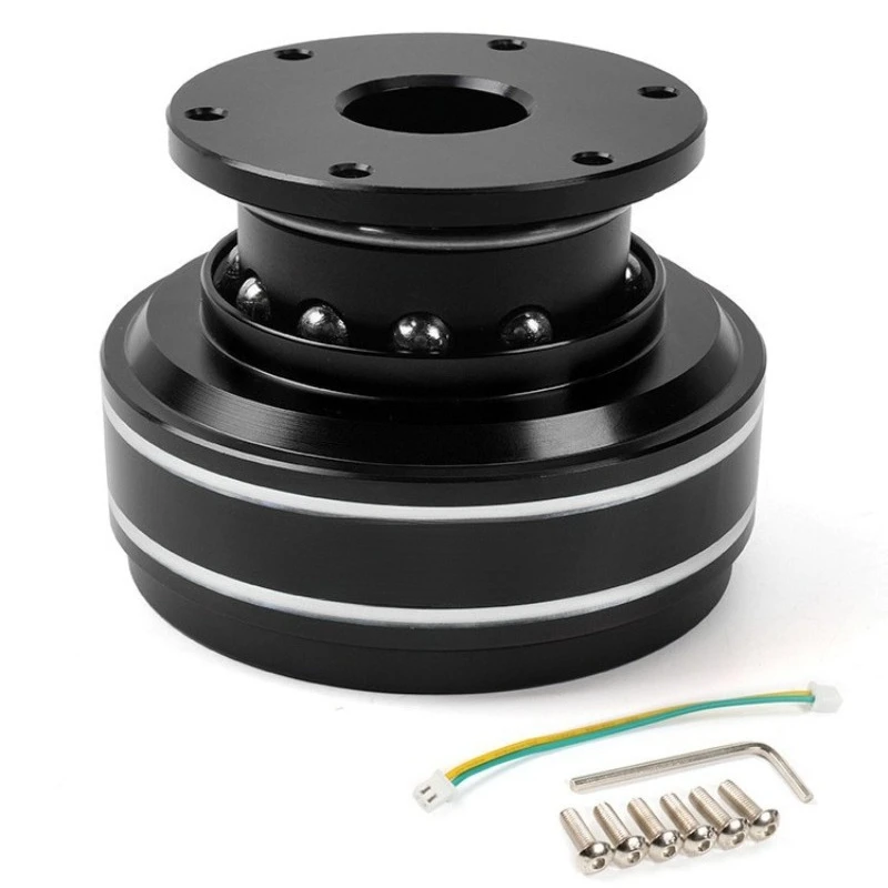 

Car modification accessories modification, aluminum 70MM steering wheel quick remover, suitable for racing game emulator