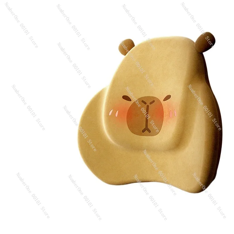 Cute Capybara Massage Cushion Creative Birthday Gift for Best Friend Girlfriend Boyfriend Practical Plush Pillow Soft Support