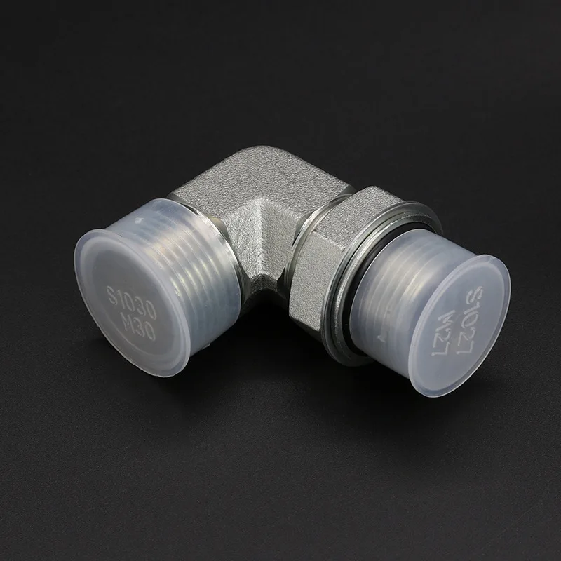 Metric Thread Right Angle Adjustable Ferrule Hydraulic Joint Seal Fittings Transition Joint Oil Connector Accessories Fittings