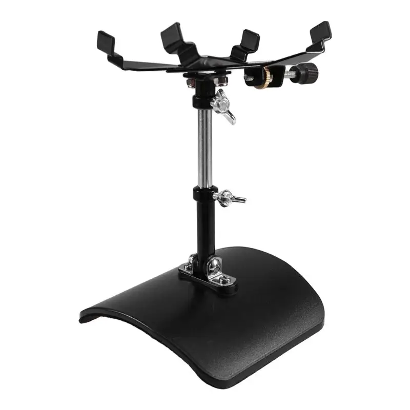 NALFI-Metal Guitar Support Bracket Foot Stool Leg Rest Stand For Acoustic For Bass Guitar Handrest
