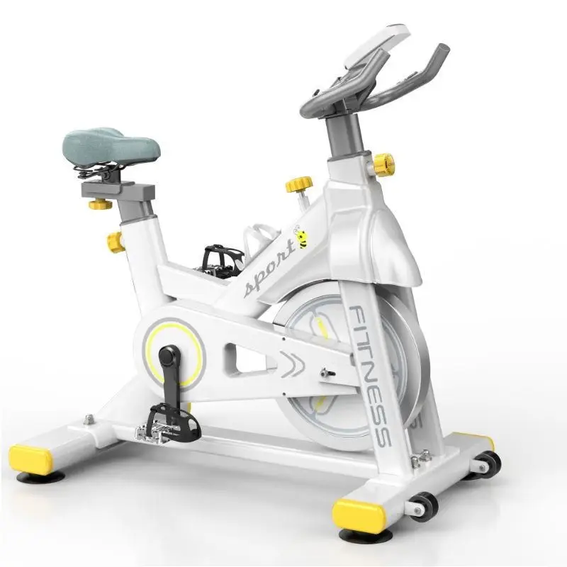 Cyclette professionale per esercizi commerciali Indoor con trasmissione a cinghia per impieghi gravosi volano da 6kg e comodo cuscino del sedile