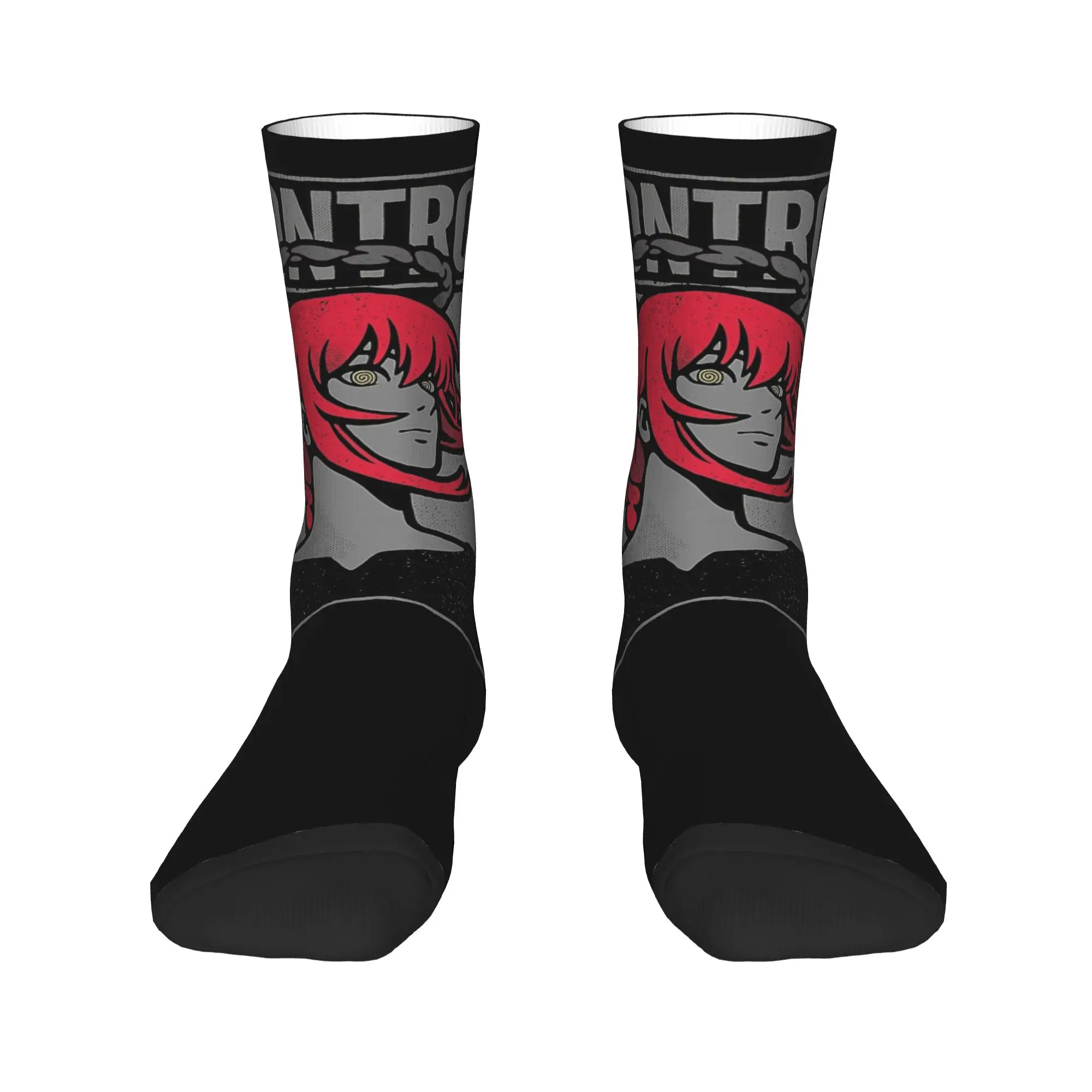 New Men's Socks Hip Hop Control Chainsaw Man Sock Polyester  Sport Women's Socks Spring Summer Autumn Winter