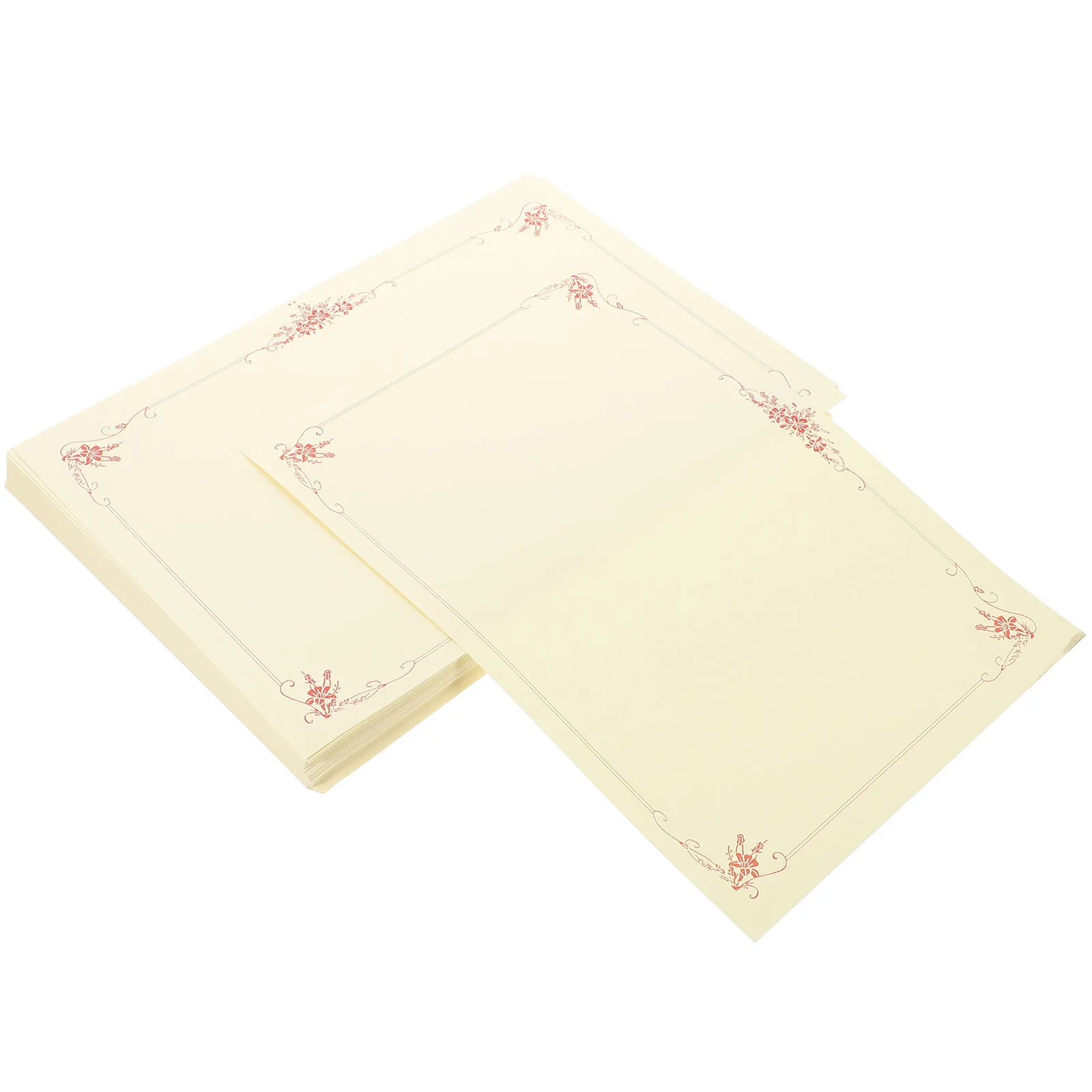 100 قطعة من ورق الدبلوم، ورق شهادة فارغ، أوراق قابلة للطباعة لشهادة جوائز المدرسة، استخدام ديكورات جدران المنزل والمكتب #5