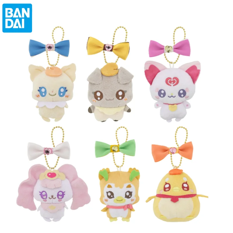 

Genuine Bandai Precure Petitcure Cute Anime Hero Plush Keychains Cartoon Stuffed Animal Doll Bag Pendants Toy Anime Fans Gifts
