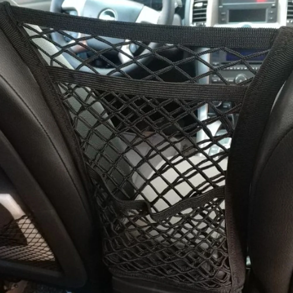 

3 Layer Seat Net ganizer Durable Mesh Backseat Storage Holder Armrest Bag Fits Cars SUV Car Armrest Seats Storage ganizer