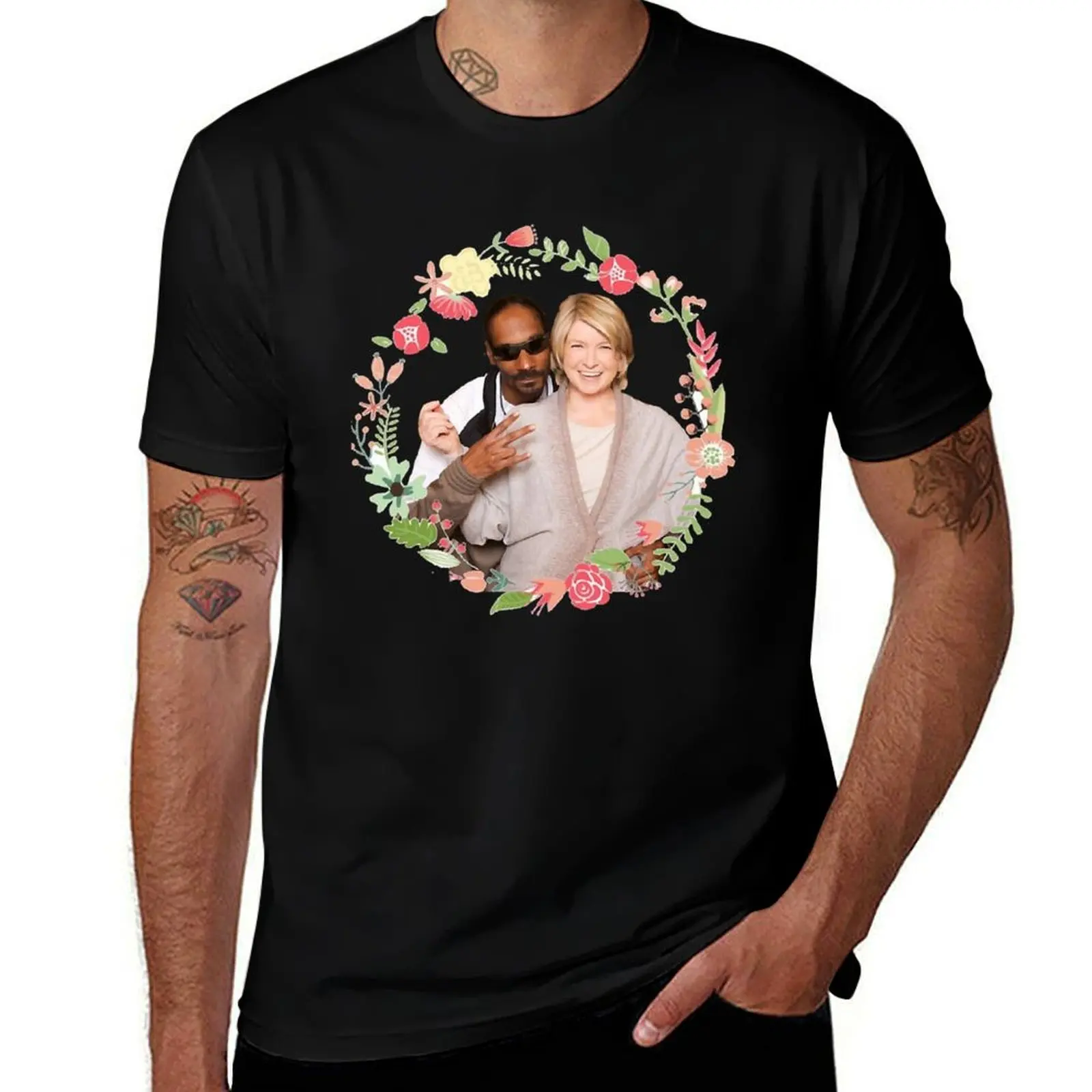 My Favorite People Army Snoop And Martha Dark Red Idol Gift Fot You T-Shirt Holiday Vacation Tee Shirt T-Shirt