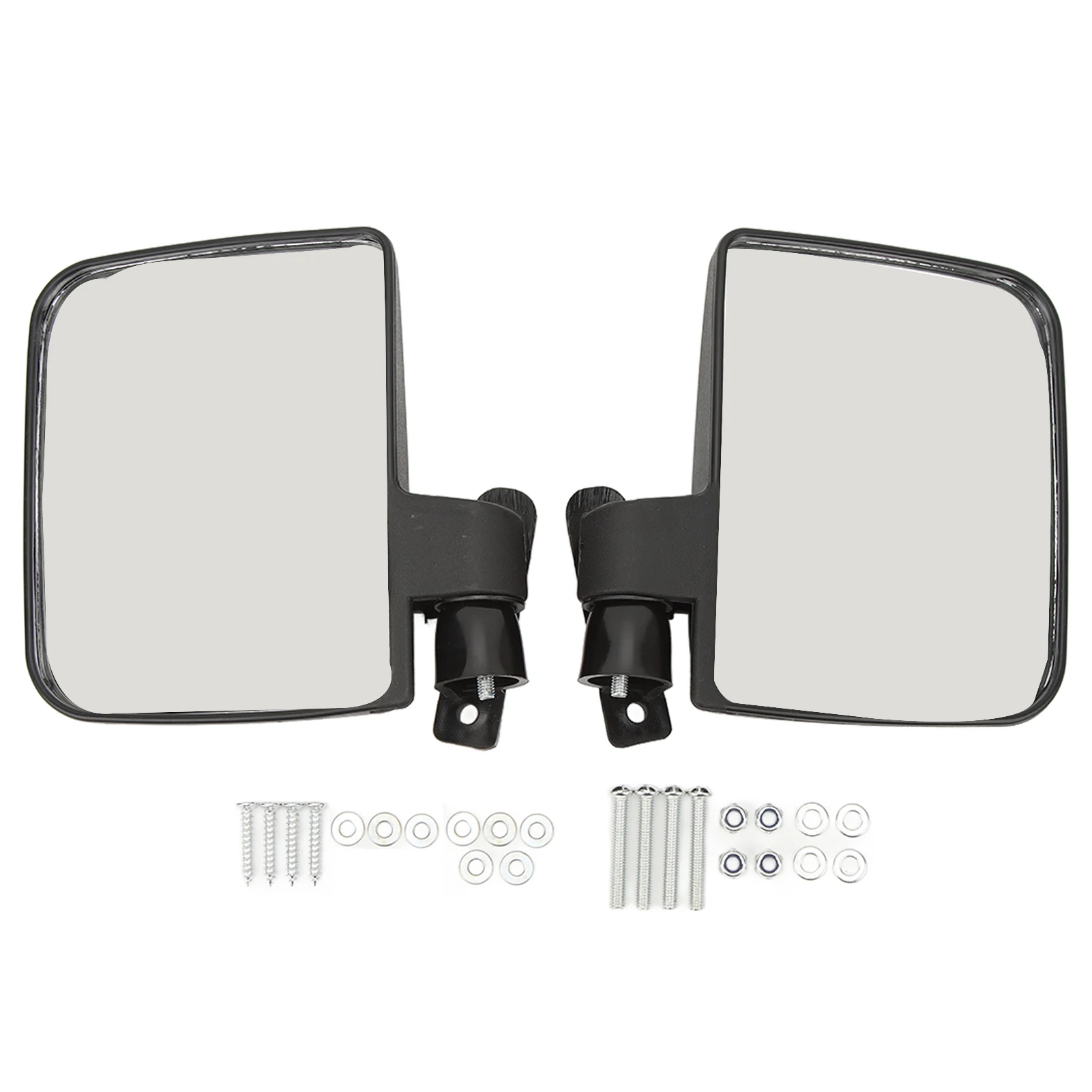 2 Pack Golf Cart Mirrors-Side View Mirror for Club Car and Ezgo Rearview Mirror Universal Golf Cart View Mirror