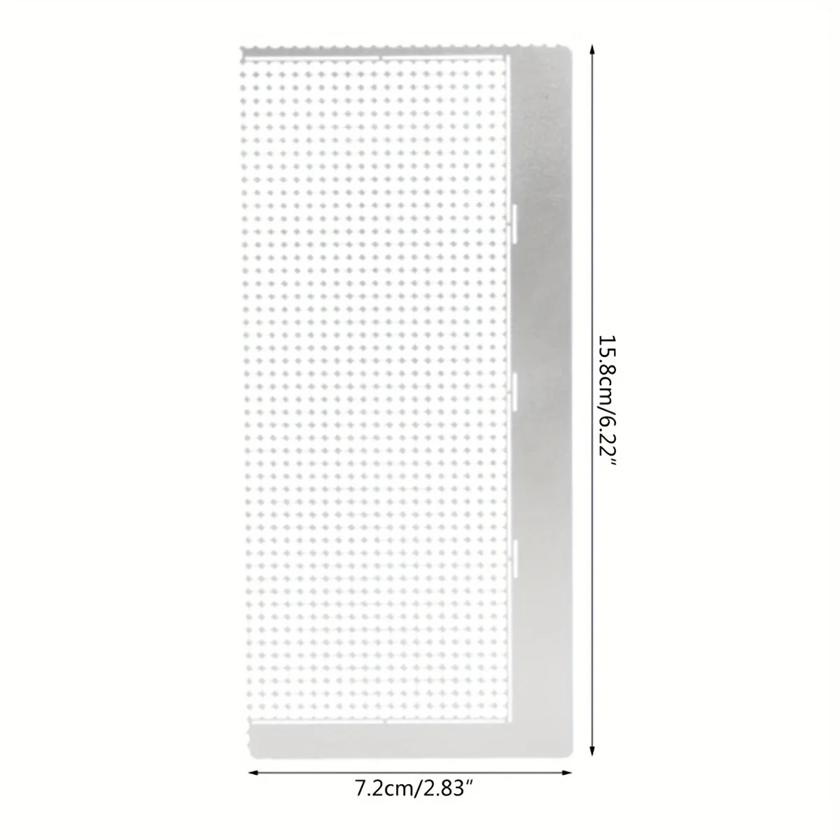 140/140.5/141/141.5/142Style Stainless Steel DIY Drawing Ruler Blank Grids 1020holes Round Diamond Moasic Diamond Painting Tool