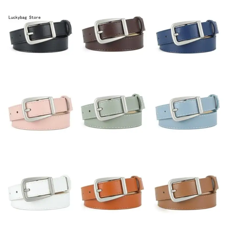 

Durablity PU Leather Waist Belt Adjustable Length PU Belt for Girl Women Decorative Waist Belt for Coat Skirts Jeans