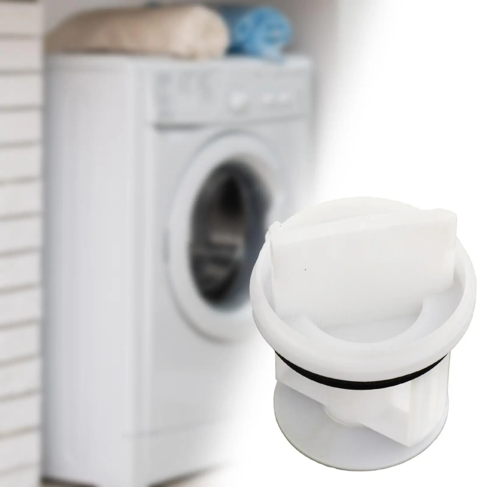 Washing Machine Pump Drain Outlet Seal Cover Plug ABS PP Quality Filter Mesh Stopper Knob for Home Laundry Parts