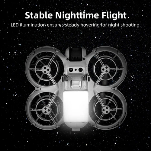 Imagen 2 del producto BRDRC luces LED tren de aterrizaje para DJI Neo accesorios para drones luz de navegación de liberación rápida luz de vuelo nocturno lámpara recargable