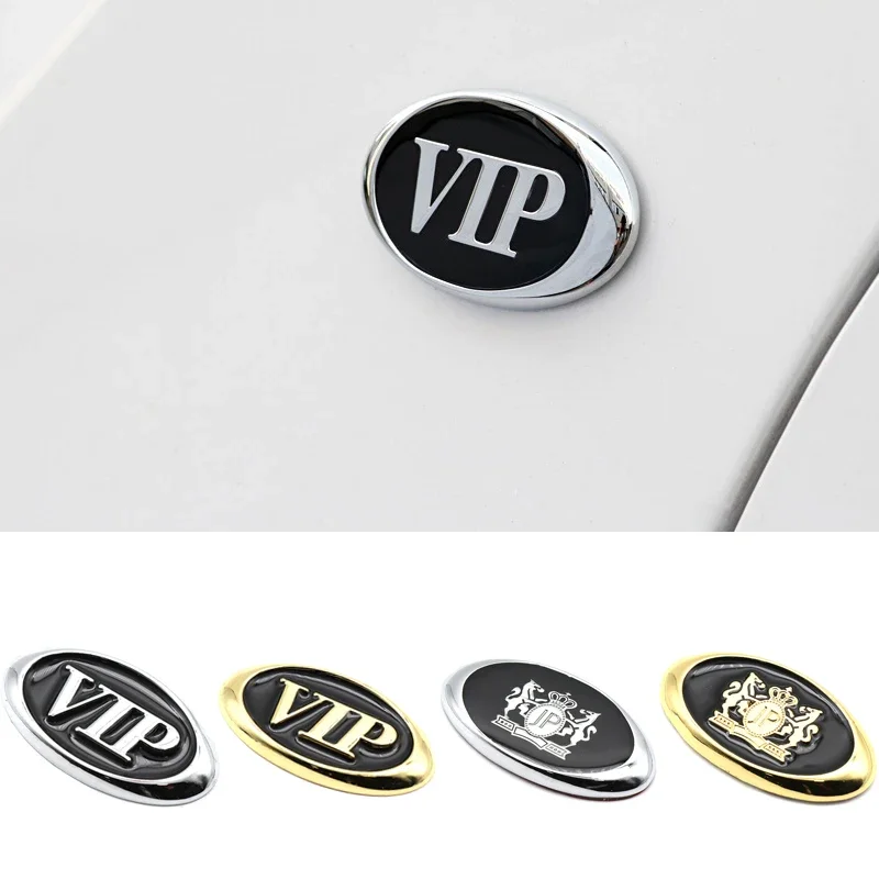 Alloy JP VIP Car Body Emblem Rear Trunk Badge Sticker for Volkswagen Nissan Mazda Honda Toyota BMW Audi KIA Subaru Ford