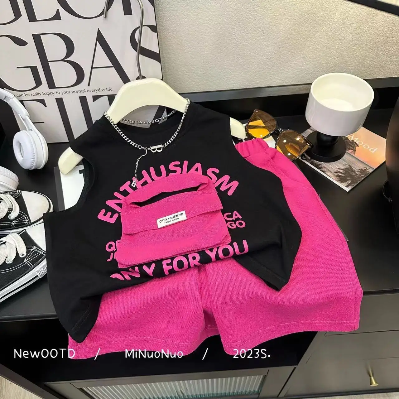 

Baby Boys Summer Boutique Clothing Sleeveless Zipper Pocket Vest And Shorts 2pcs Sport Set Korean Kids Fashion Casual Outfits