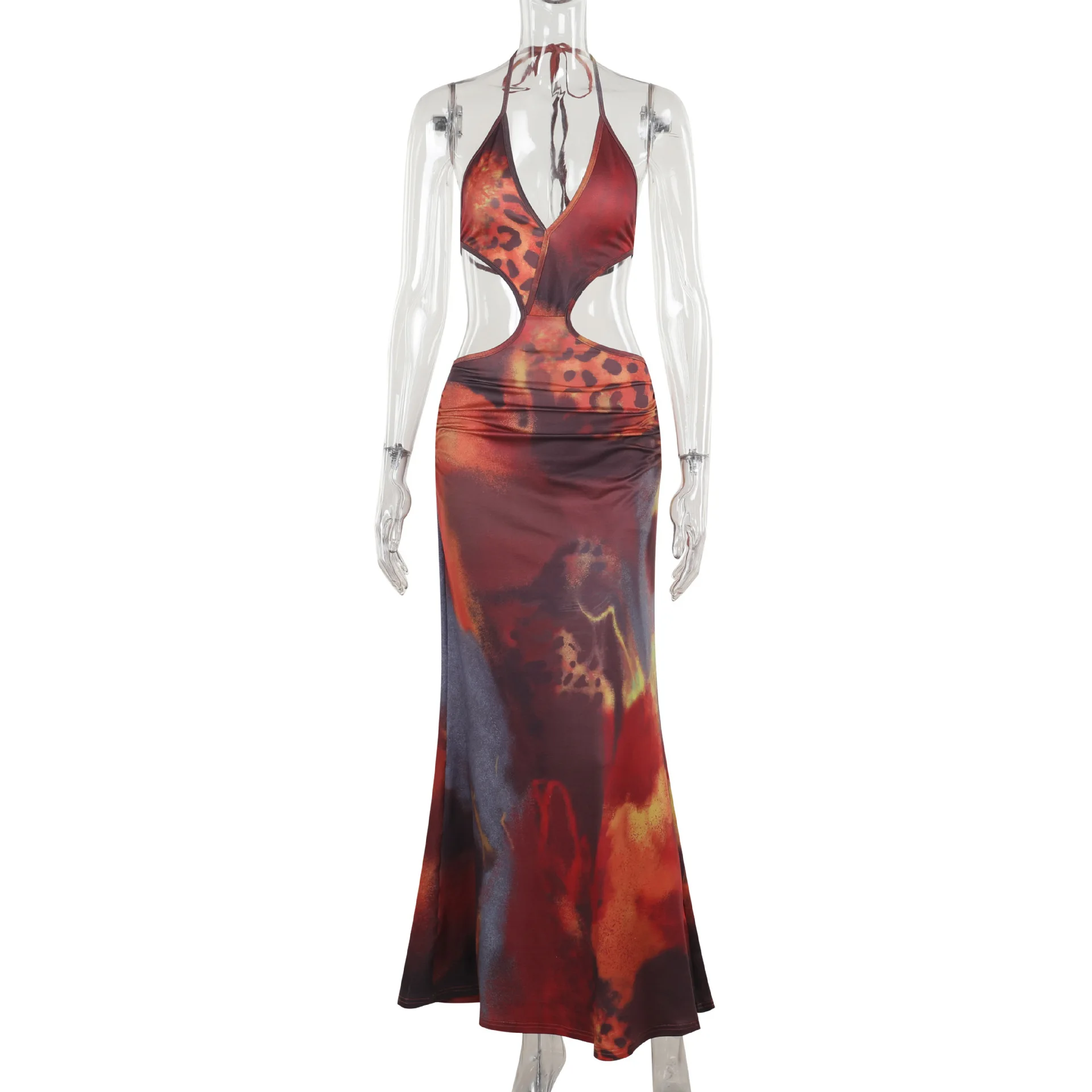 Sukienka bodycon maxi damska na studniówkę, formalne wyjście, taniec, uroczystość, galę, festiwal, święto, karnawał, przyjęcie, święto, jubileum, jamboree, konkurs piękności, dla dziewczyny