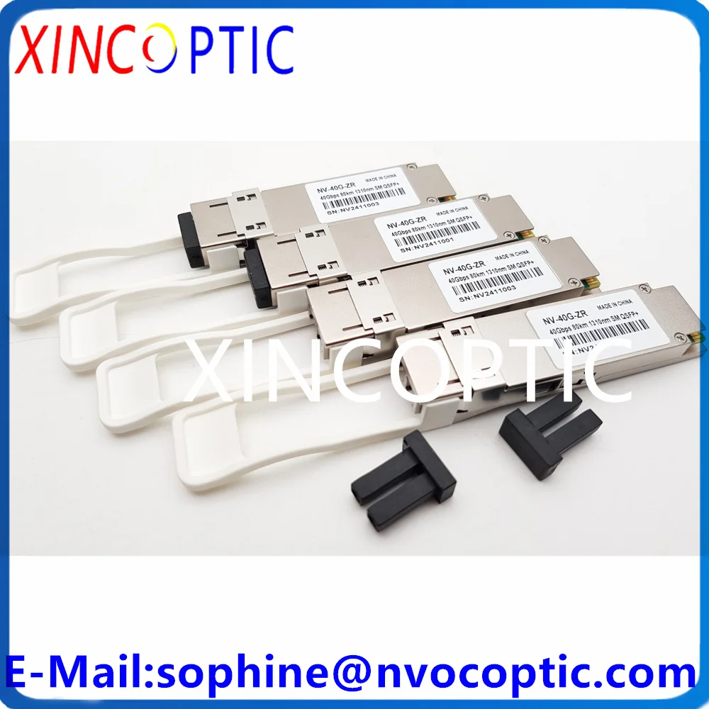 4Pcs 40G-ZR4 80Km Q…