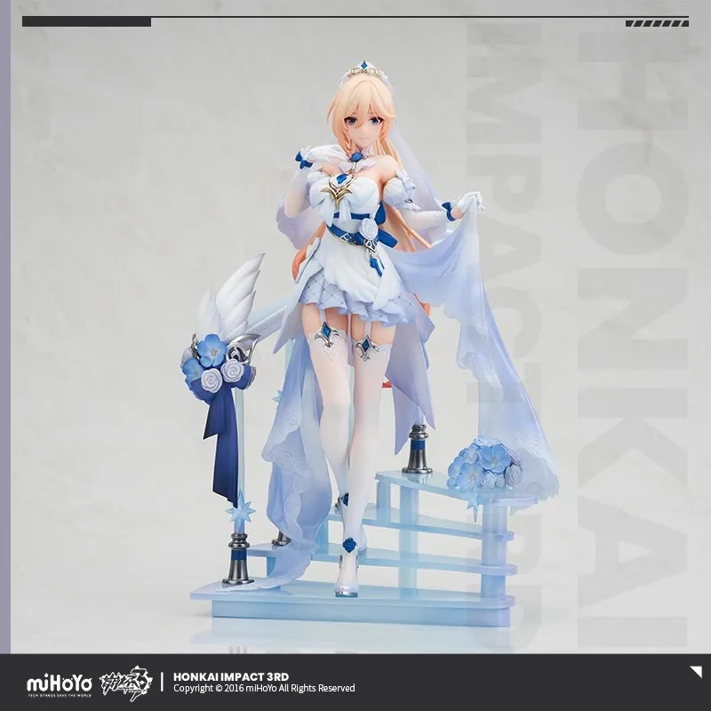 

[Genuine] Game Honkai Impact Durandal Cosplay 27CM Model Anime Character Cartoon Anime Collection 1/7 Accessories Halloween Gift