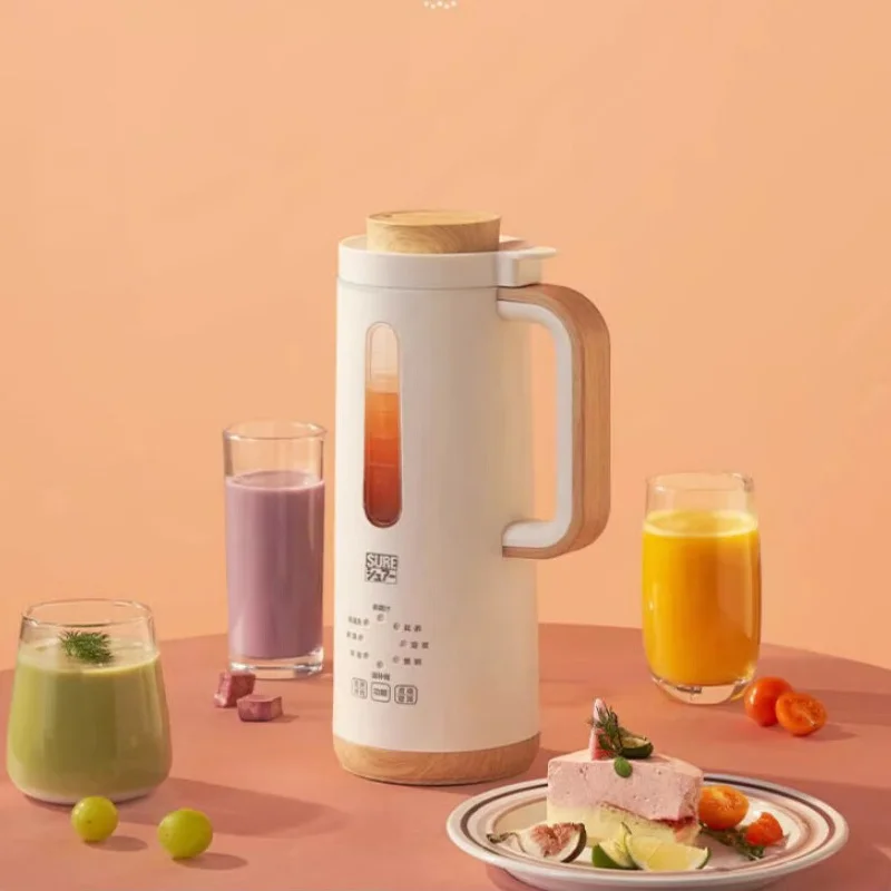 خلاطات عالية السرعة ماكينة تصنيع حليب فول الصويا 0.6L منزلية صغيرة متعددة الوظائف للحد من الضوضاء عصارة باس أوتوماتيكية بالكامل