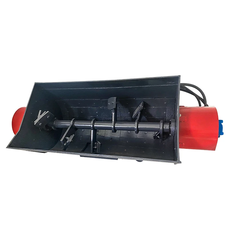 

Loader mixing bucket automatic mixer