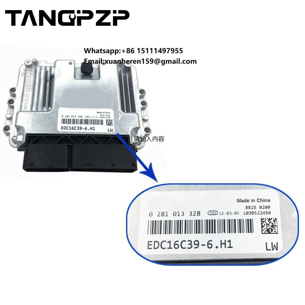 

NEW 0281013328 Original Diesel Engine Computer Board ECU EDC16C39-6 Fit for Great Wall Wingle Haval 2.5T 2.8T No Anti-theft