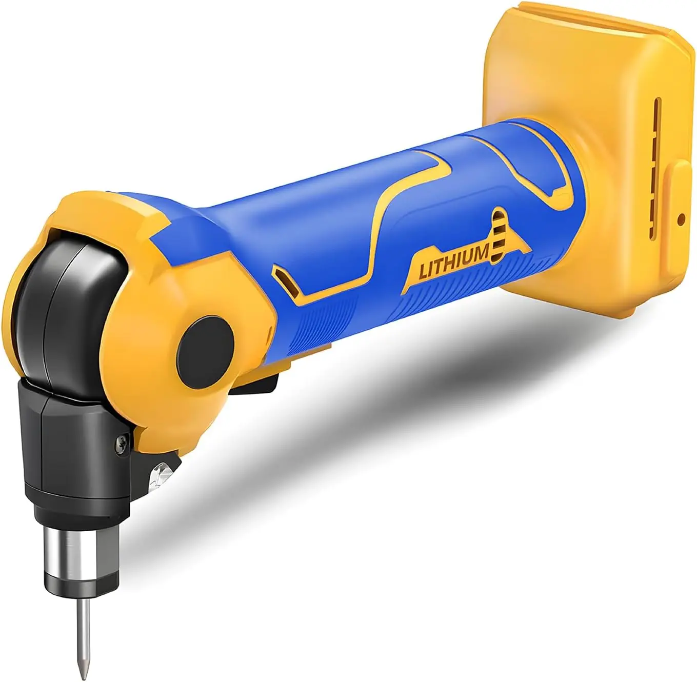 

Cordless Palm Nailer with Adjustable Head, 14000 RPM Brushless Motor, Magnetic Collet, LED Light for Framing and Joist Hangers