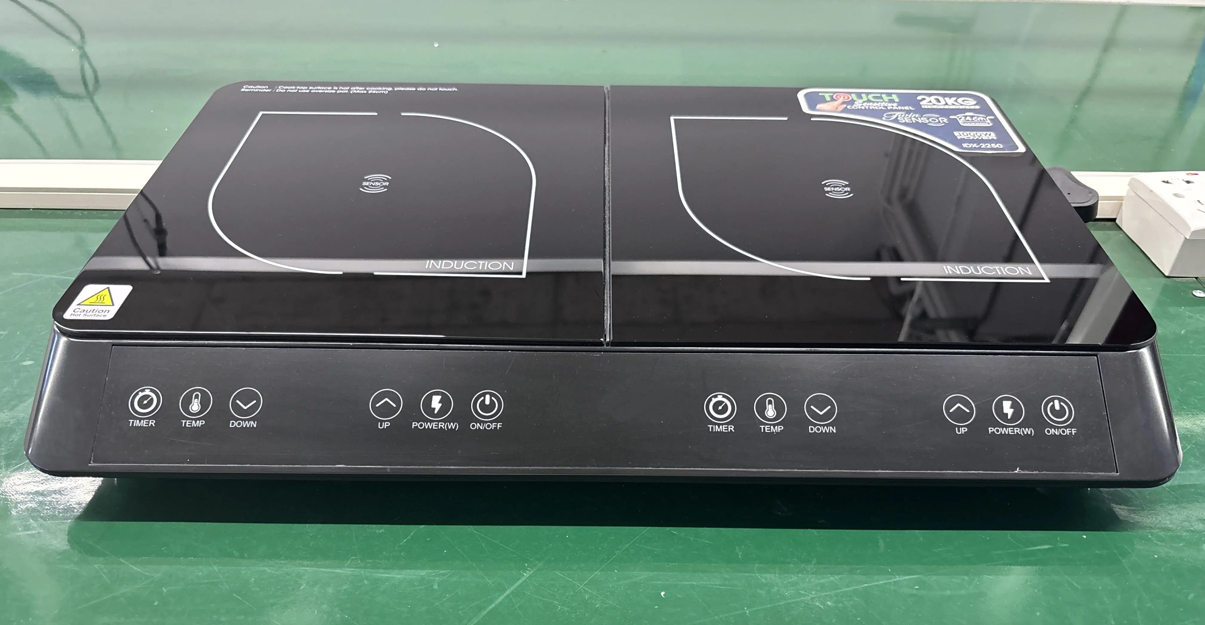 高効率2口IHクッキングヒーター 電気キッチンストーブ オランダ語工場価格 卓上型IHクッキングヒーター