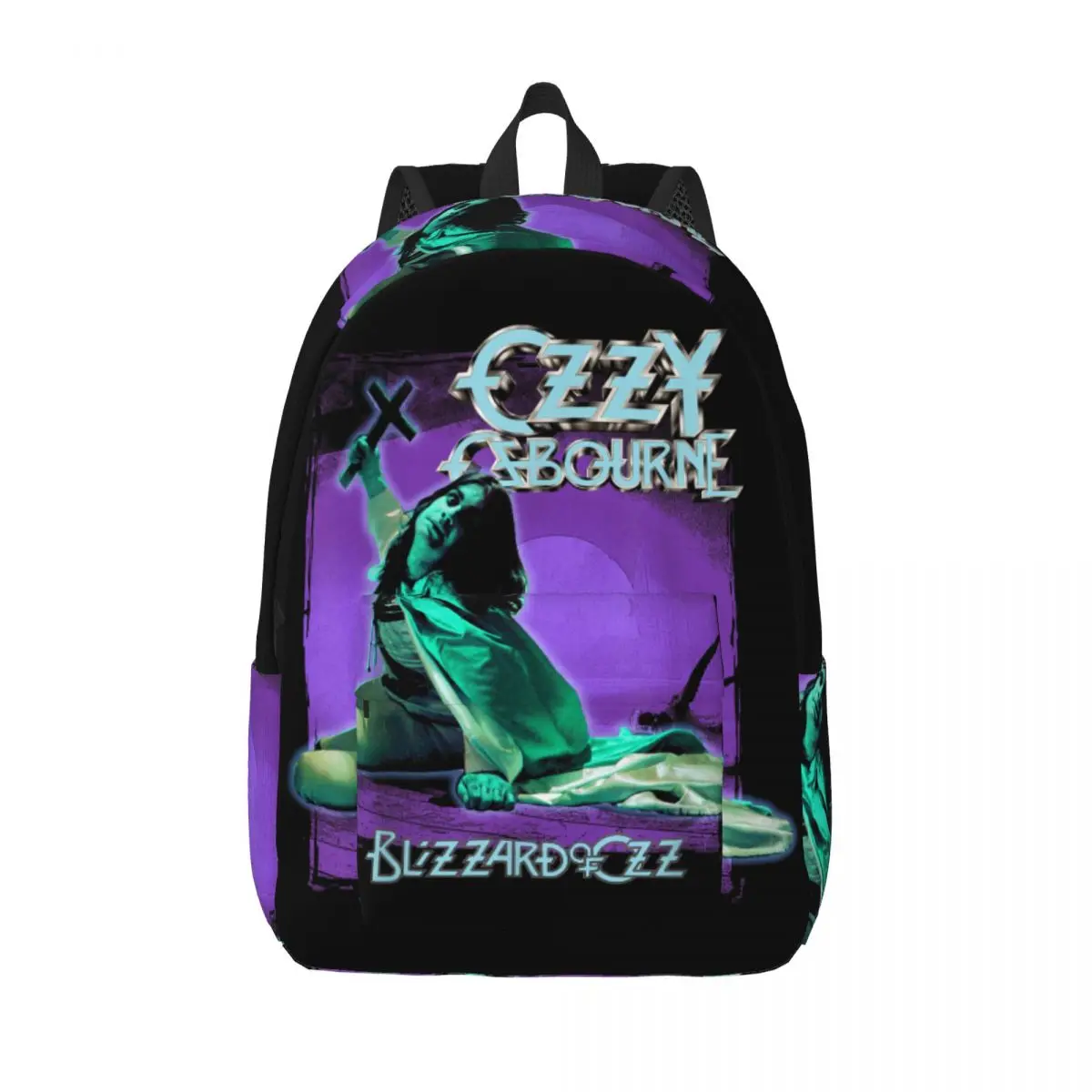 

Heavy Metal Rock Ozzy Osbourne Pastel Blizzard Backpack Teen Big Backpacks Polyester School Bags University Custom Rucksack