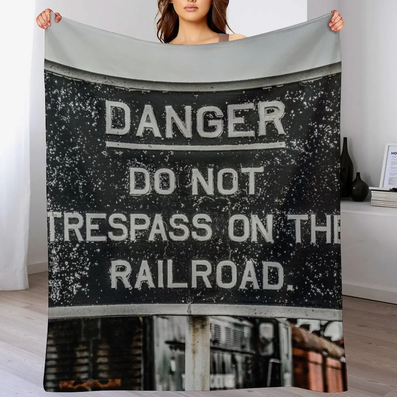 New Danger Zone Throw Blanket Wrinkle Resistant Lightweight Blanket