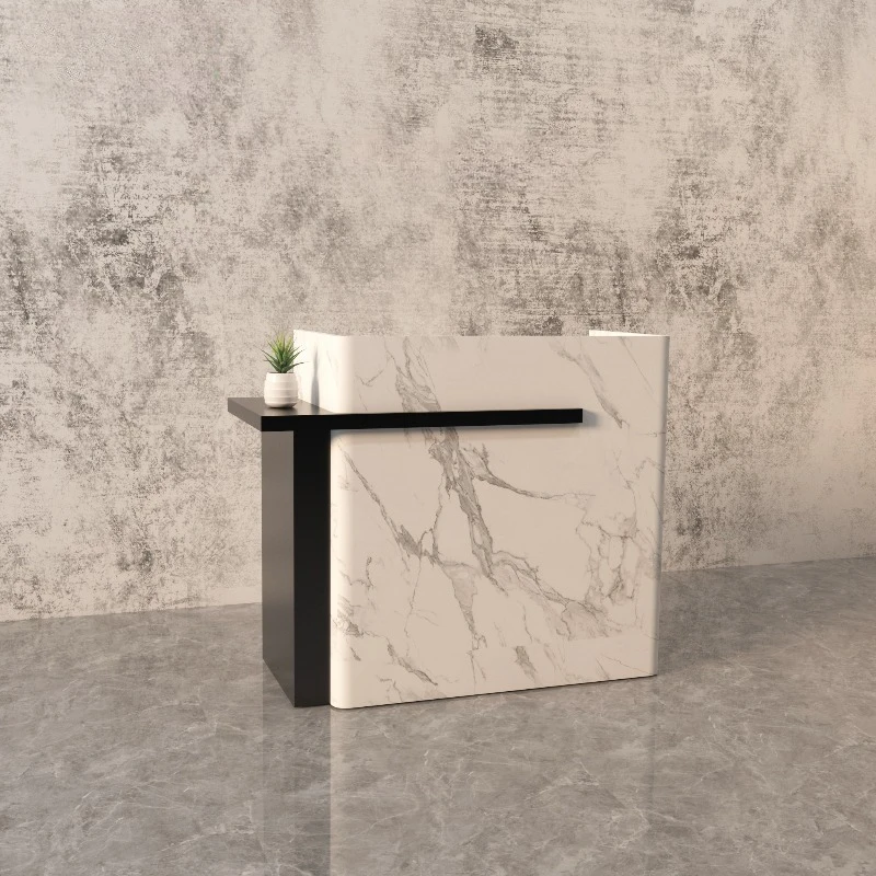 

Fashion Accent Cash Register Reception Desks Welcome Checkout Reception Desks High Quality Industrial Scrivania Office Furniture