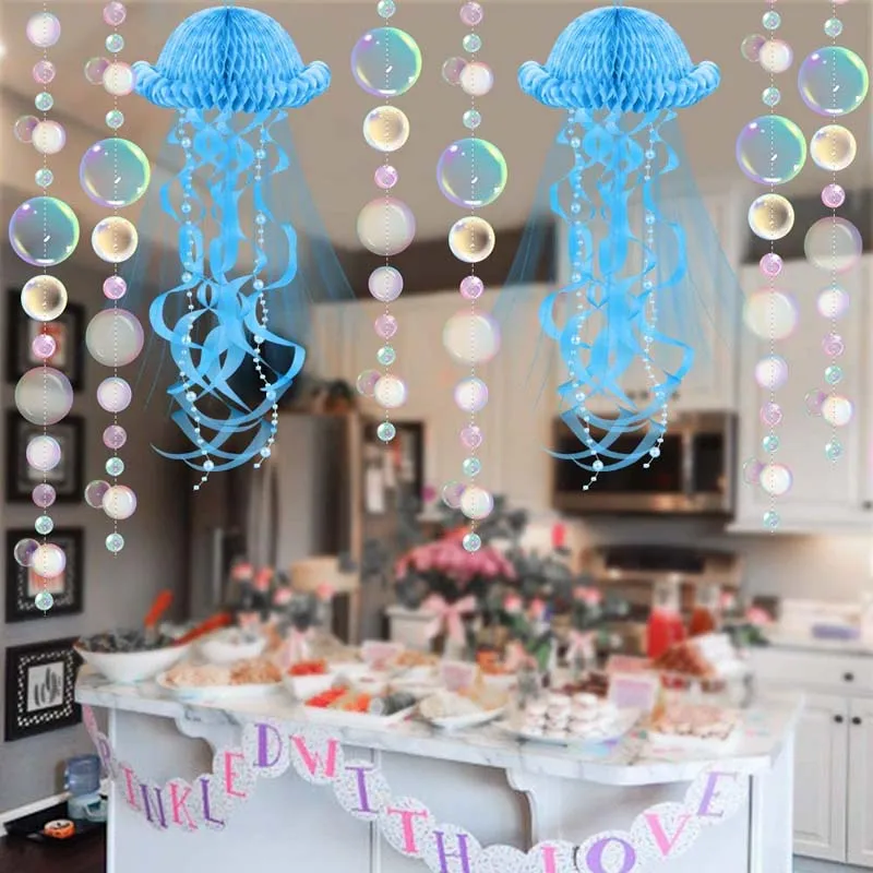 

School Opening Ceiling Decorations under the Sea Theme Corridor Hanging Ornaments for Kindergarten And Restaurants