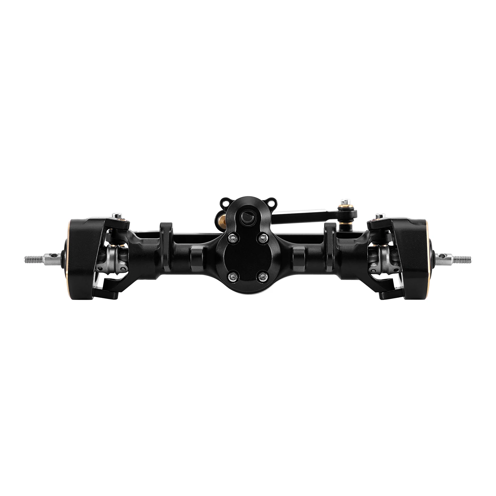 INJORA +4mm Planet Axles with Double Joint Shafts & Brass Steering Knuckles for 1/24 Axial SCX24