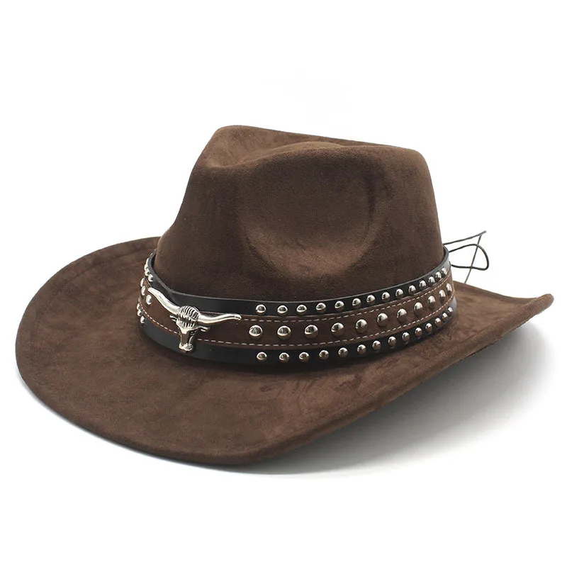 hot-sale-ethnic-style-men-and-women-autumn-and-winter-suede-velvet-top-hat-gentleman-hat-flat-brim-cowboy-felt-hat