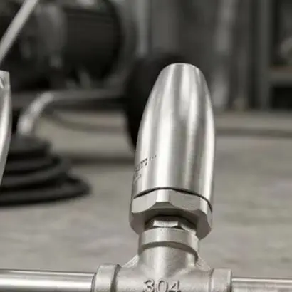 Pressure Washer Turbo Nozzle Constructed of 304 Stainless Steel Supporting 3600 PSI and 60 Degree Temperature Range
