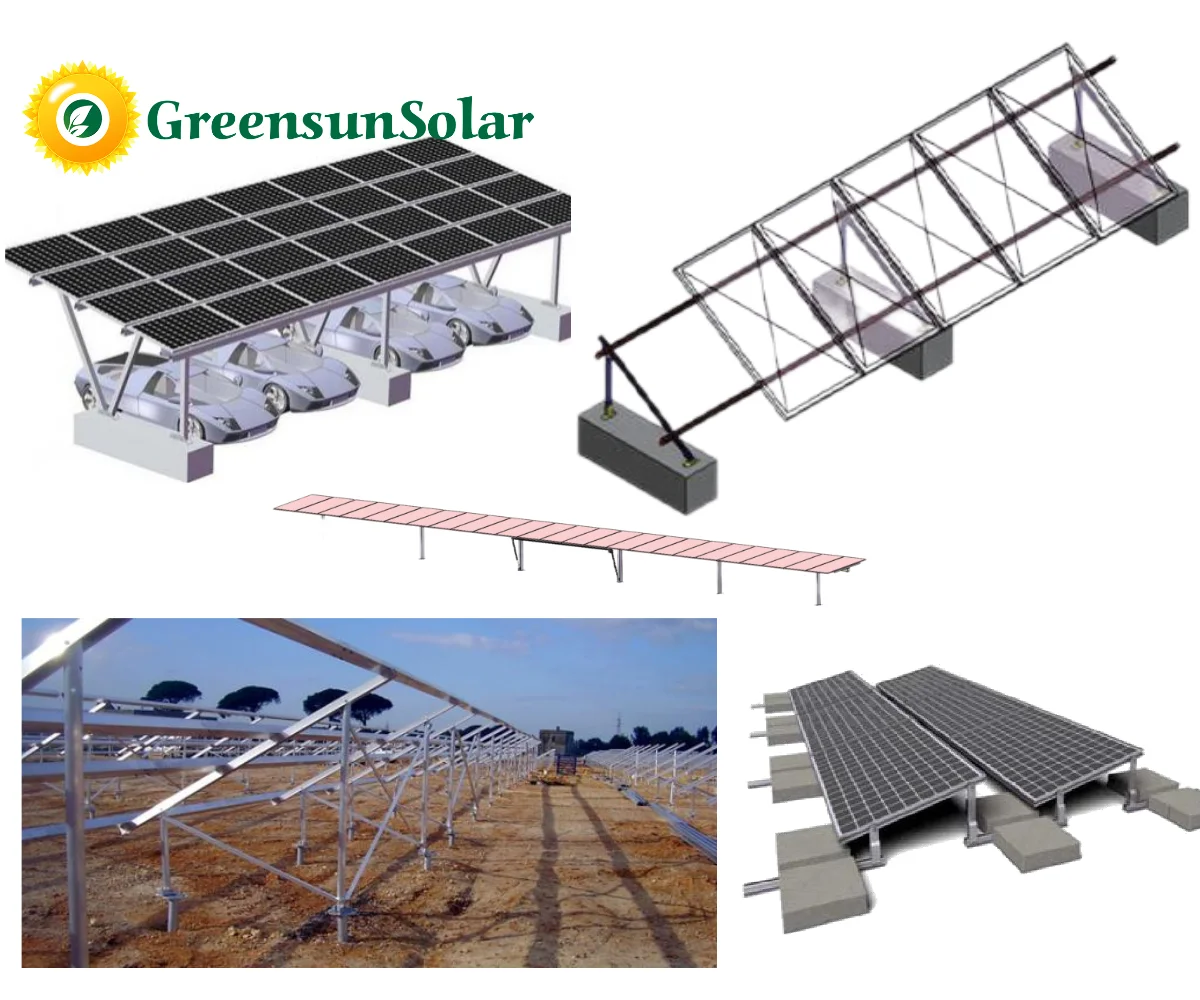 Greensun 1MW 2MW 3MW 4MW 5WM 10MW Solar Panel Power Plant System for Roof Ground Mounting
