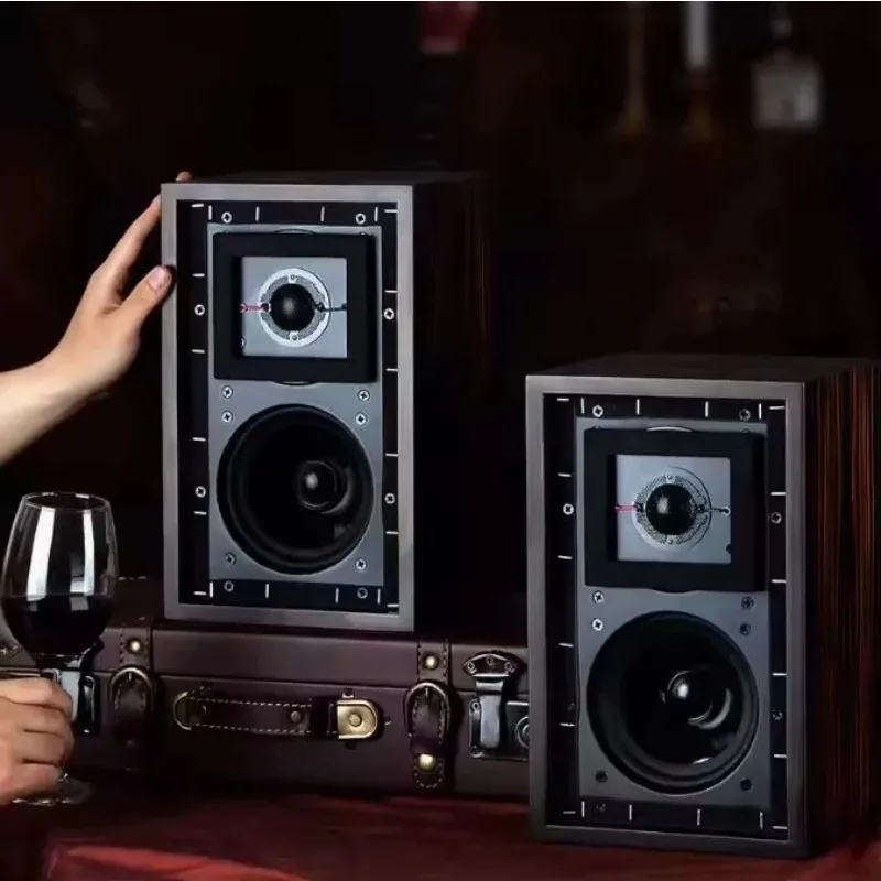 Classic Passive Speakers - Wooden Bookshelf HiFi Audio (Non-Powered)
