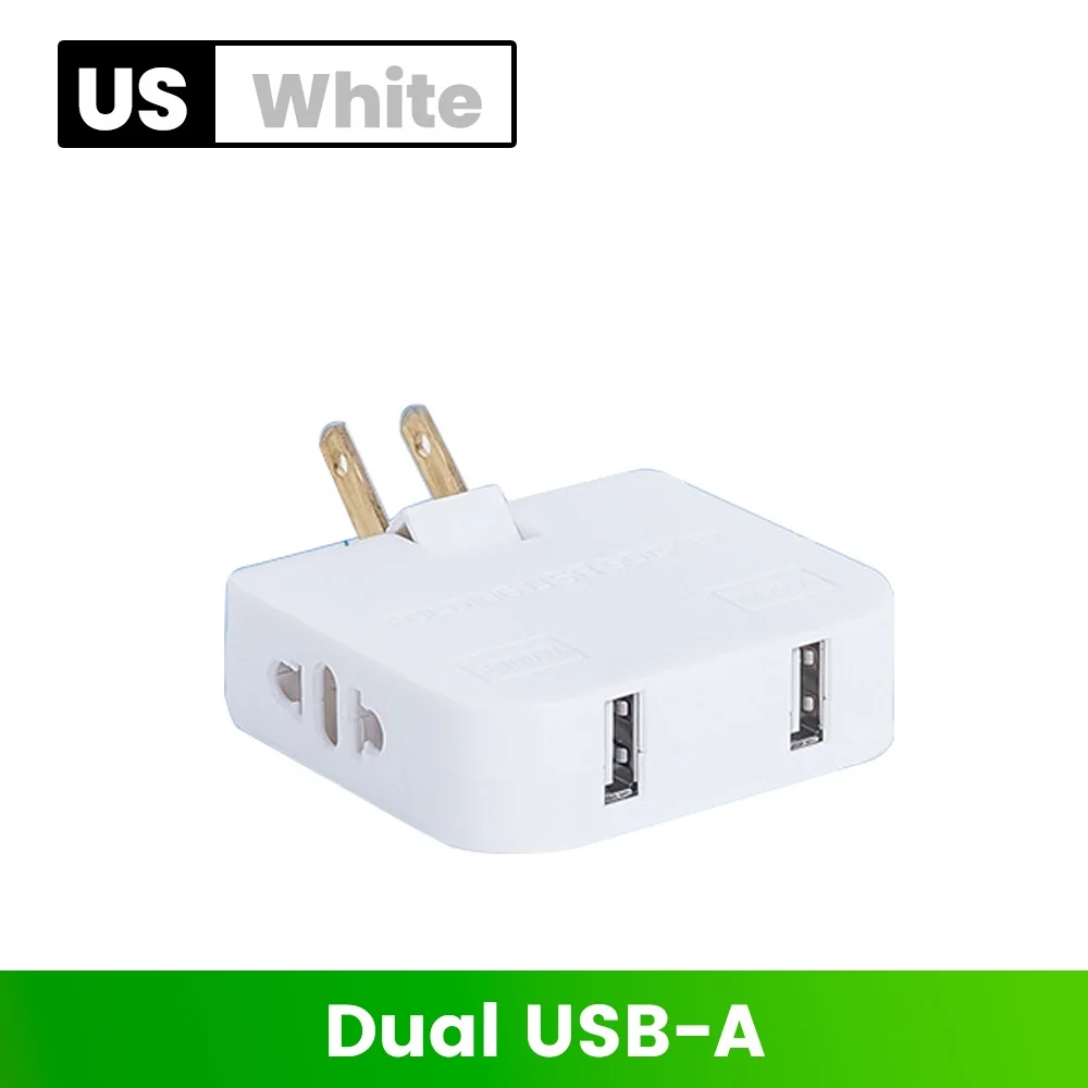 3-in-1 EU/US-Steckdose, Stecker-Adapter, faltbar, USA zu EU, Reise-Adapter, Stromkonverter, KR-Stecker, Steckdose, AC-Steckdose