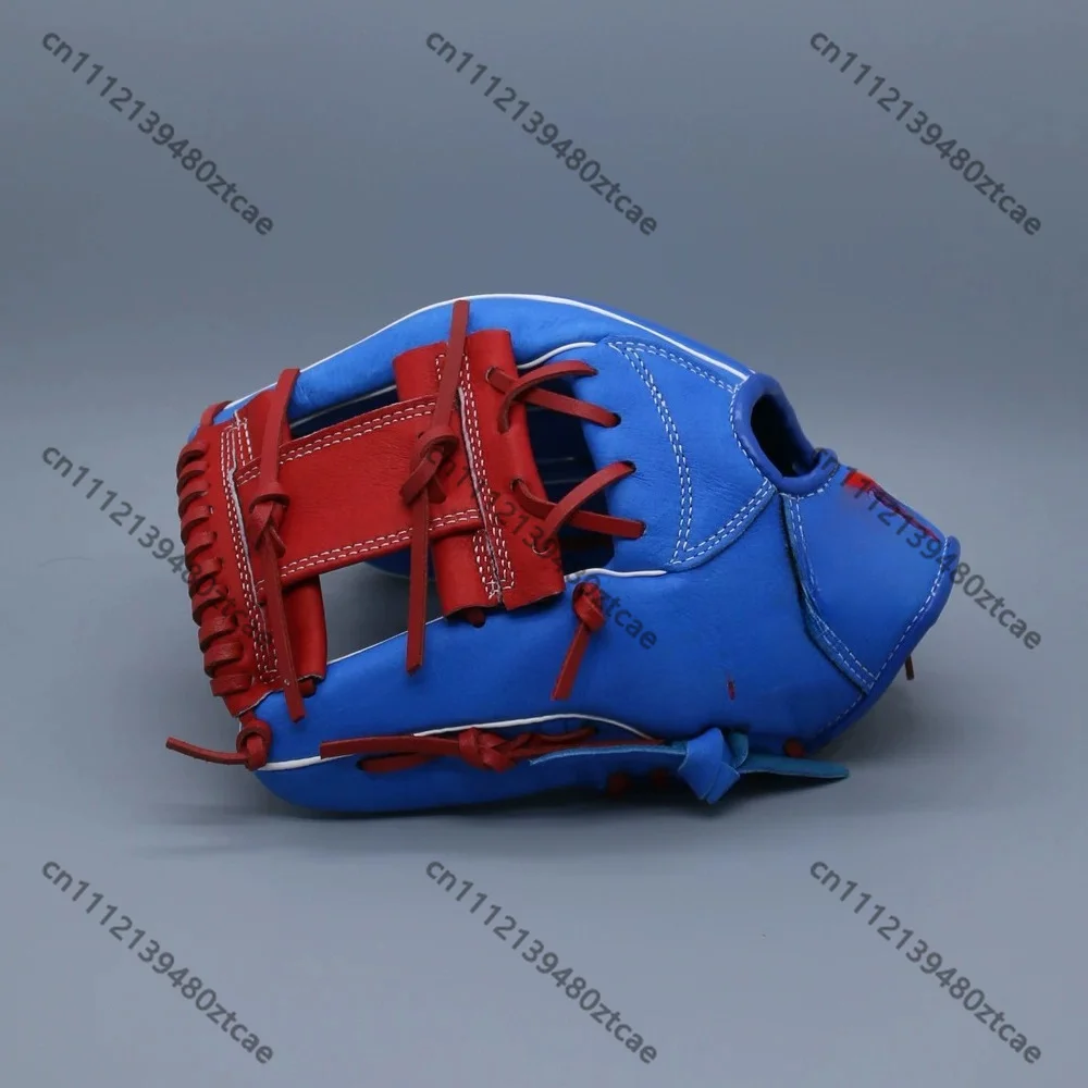 Soft Pigskin Baseball Softball Glove Ready‑to‑Use Type Sports Glove for Youth and Adults