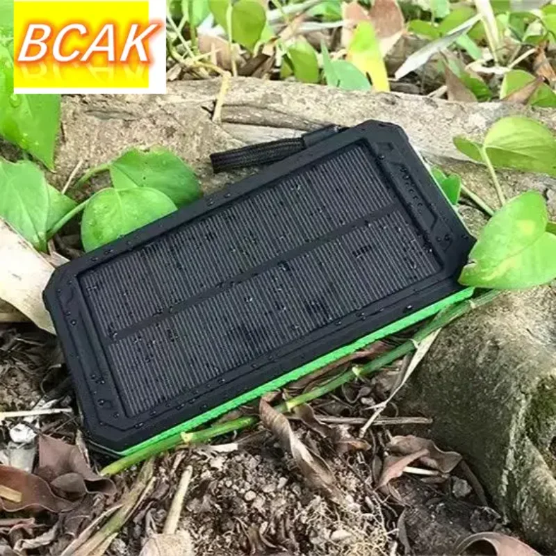 Universal Solar Power Bank 20000 Outdoor Camping Light Mobile Phone Multi-function Portable Large-capacity Mobile Power Supply B