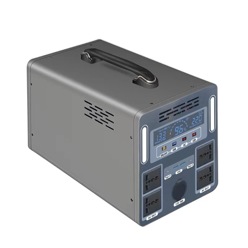 High quality outdoor camping 1000W 300W solar generator household emergency backup power portable power station