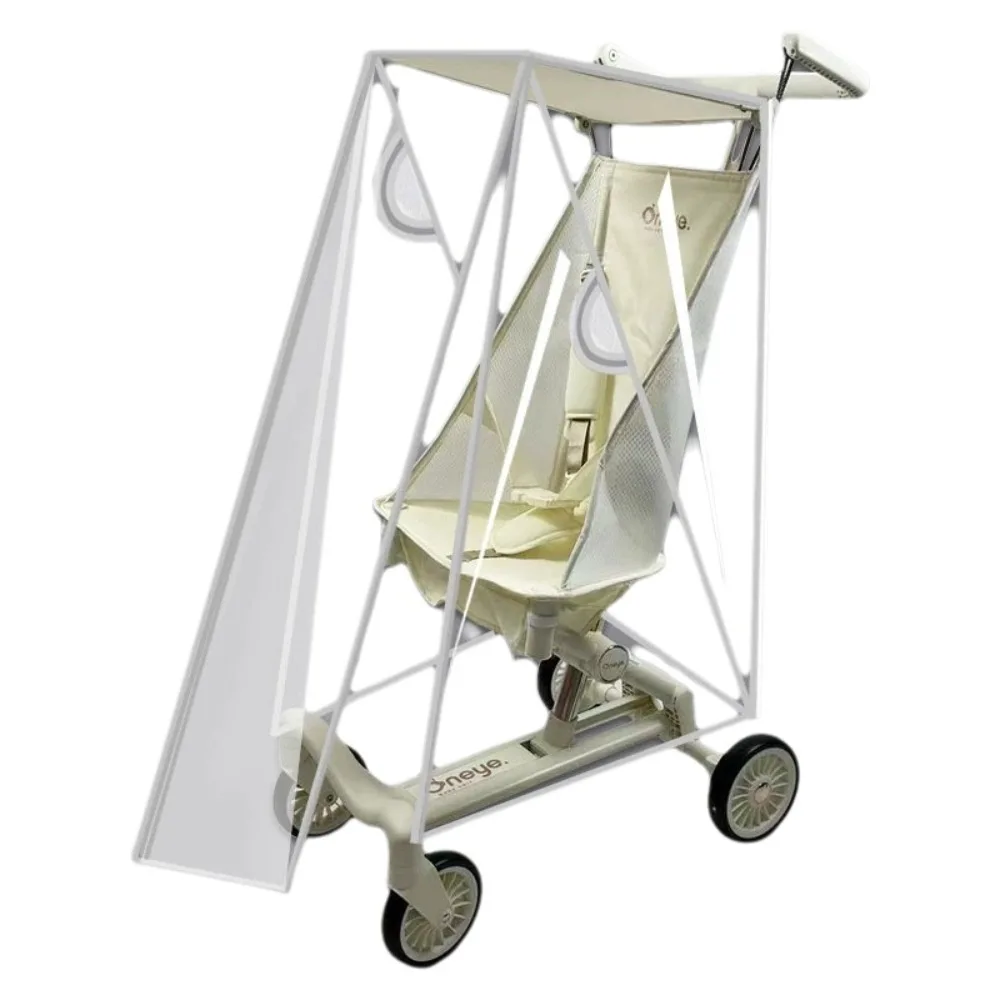 

Transparent Baby Umbrella Stroller Rainproof Cover Windproof Waterproof Pocket Stroller Rain Cover Nobstructed View
