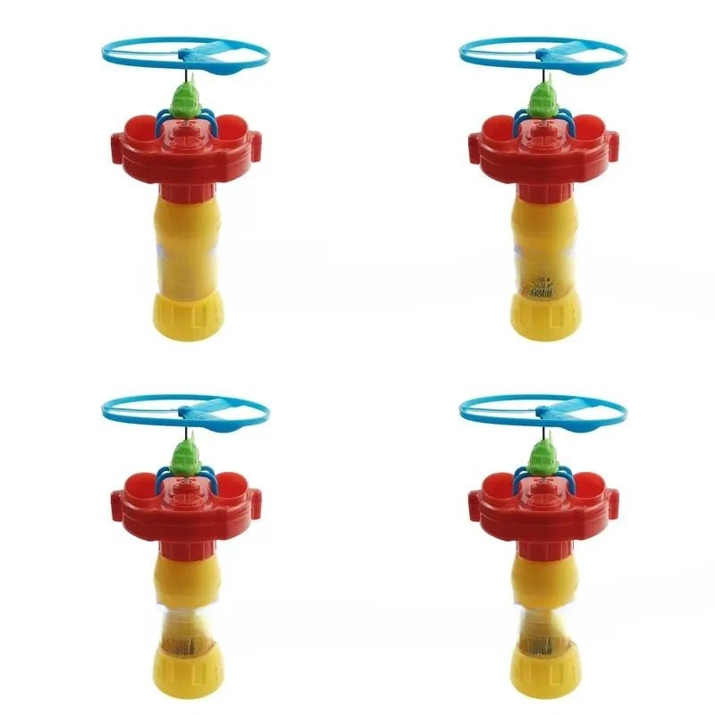 Children Summer Outdoor Fun Bubble Machine Toy Automatic Blower Kids Play Gift