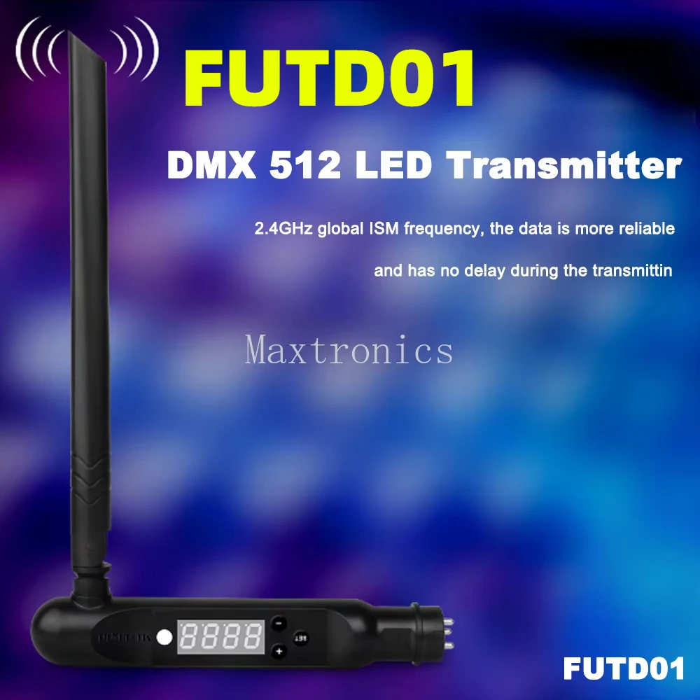 HOT Miboxer FUTD01 DMX512 LED Transmitter 2.4G Wireless Receiver Adapter for Disco LED Stage Effect Lights Smart Led Controller