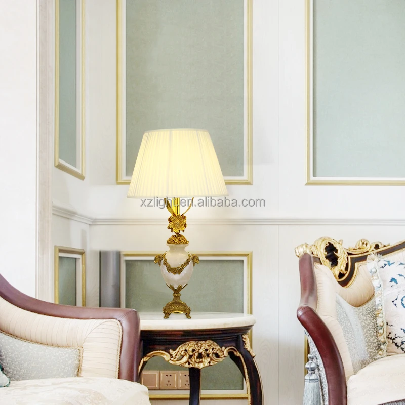 French Luxury Romantic Warm Desk Lamp European Retro Bedside Lamp Villa Bedroom Decoration Desk Lamp