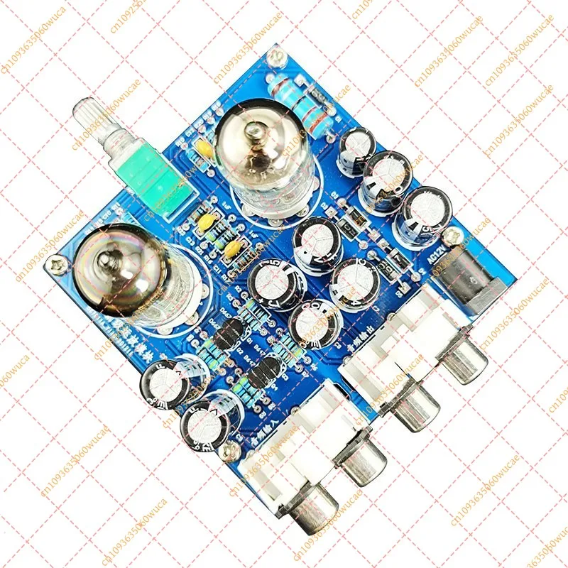 6J1 Audio Preamp Amplifier Board, DIY Tube Amplifier Kit with Vacuum Tubes & Soldering Parts