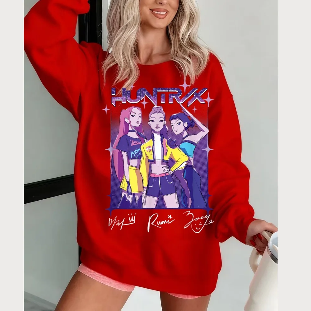 Nuovo Kpop Devil Hunter Pullover Abbigliamento per bambini Abbigliamento da donna Moda Ragazzi Vestiti Primavera Autunno Felpa Top