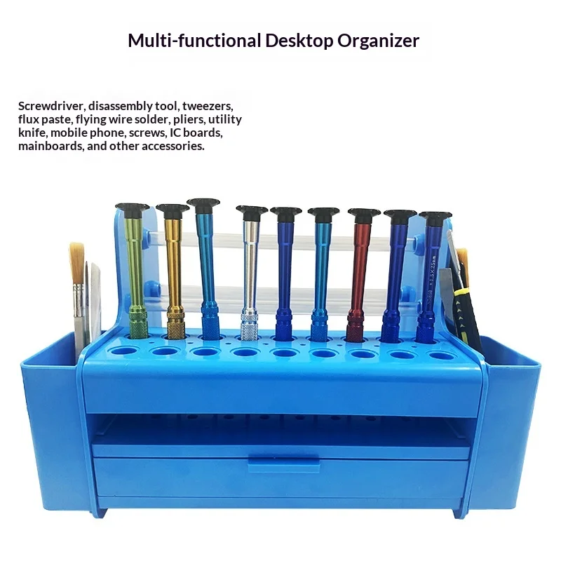 Multifunction Storage Box Large Capacity Strong Mobile Phone Screw driver Maintenance Collection Opening Repair Tool Kit Tool