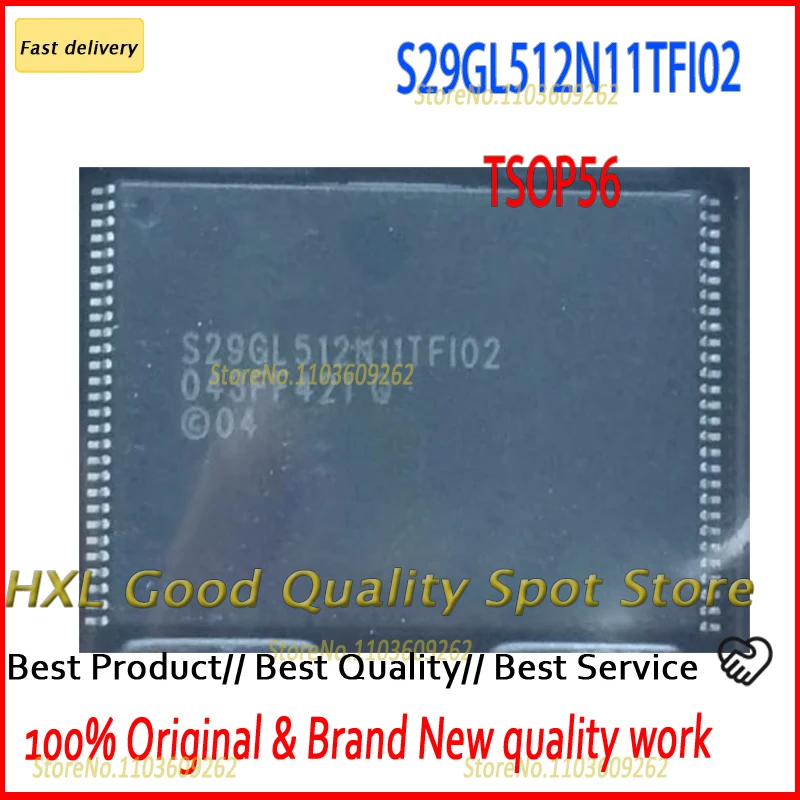 S29GL512N11TFI020 S29GL512N11TFI02 S29GL512N11TFI S29GL512 TSOP-56  10pcs/lot