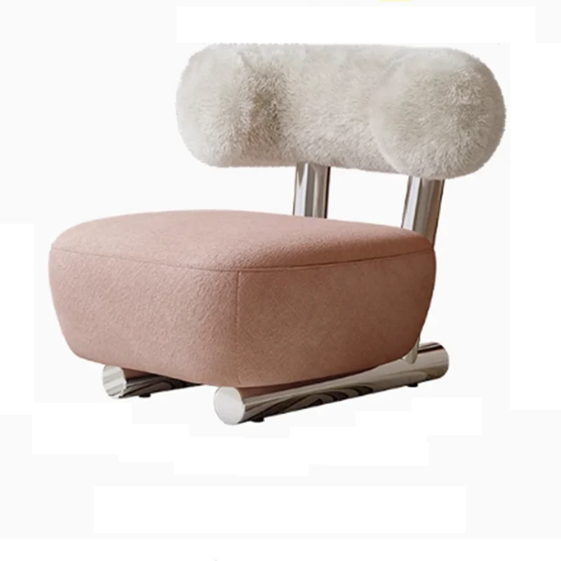 *w forLeisurAdults Living Room Chairs Blue Bedroom Single Relaxing Luxury Chairs Designer Fluffy Sillas De Sala Home Furniture d