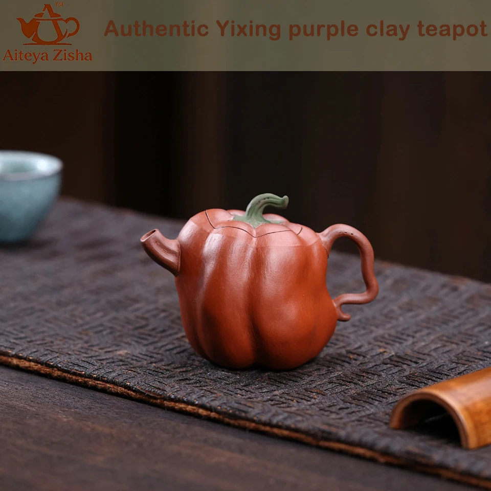 Yixing Purple Clay Teapot, Chinese Teapot, Kung Fu Tea Set, for Home, Office, Gift, 140ml Authentic Handmade Zisha